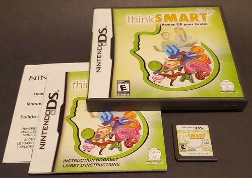 Think Smart: Power Up Your Brain, Kids 8+ (Nintendo DS, 2010) CIB - Picture 1 of 1