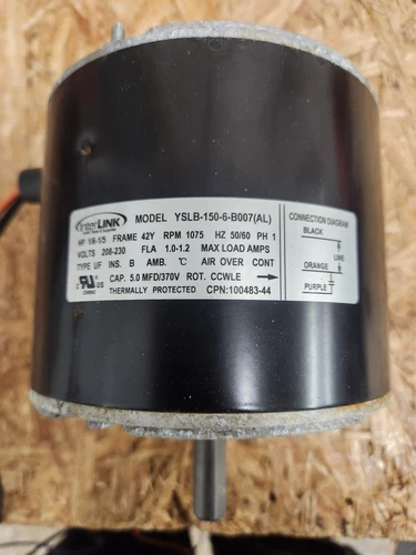 OEM Lennox 100483-44 1/6-1/5 HP Condenser Fan Motor SEE DESC