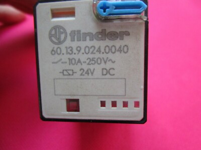 FINDER Ind-Rel.11pol.24VDC 3W 10A 60.13.9.024.0040 gebraucht 