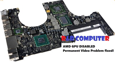 Macbook Pro 15'' A1286 820-2915-B 820-2915-A 2011 Logic Board i7 DISABLED AMD GPU