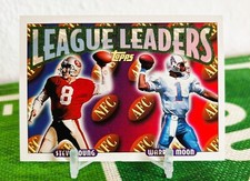 1993 Topps League Leaders Steve Young / Warren Moon 49ers/Oilers