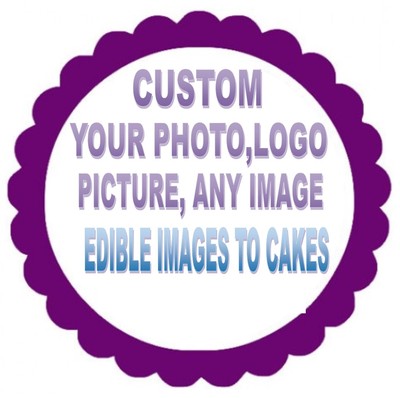 CUPCAKES ROUND TOPPER  EDIBLE PHOTO IMAGE CUSTOM - ANY IMAGE (ENGLISH/SPANISH)