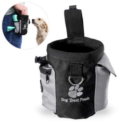 1PC Dog Treat Pouch Pet Hands Free Training Waist Bag Pet Toys Food Poop  Bag