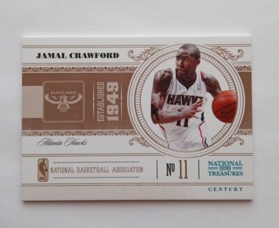 2010-11 Panini National Treasures Jamal Crawford Base Century Platinum # 3 1/1