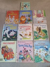 Lot of 10 Little Golden Books - Excellent Condition