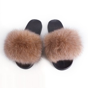 fluffy flip flop slippers