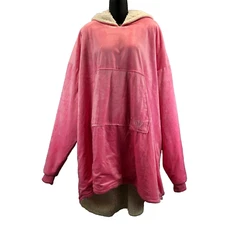 The Comfy Pink Original Wearable Blanket Adult One Size Camping Cozy Soft Fleece