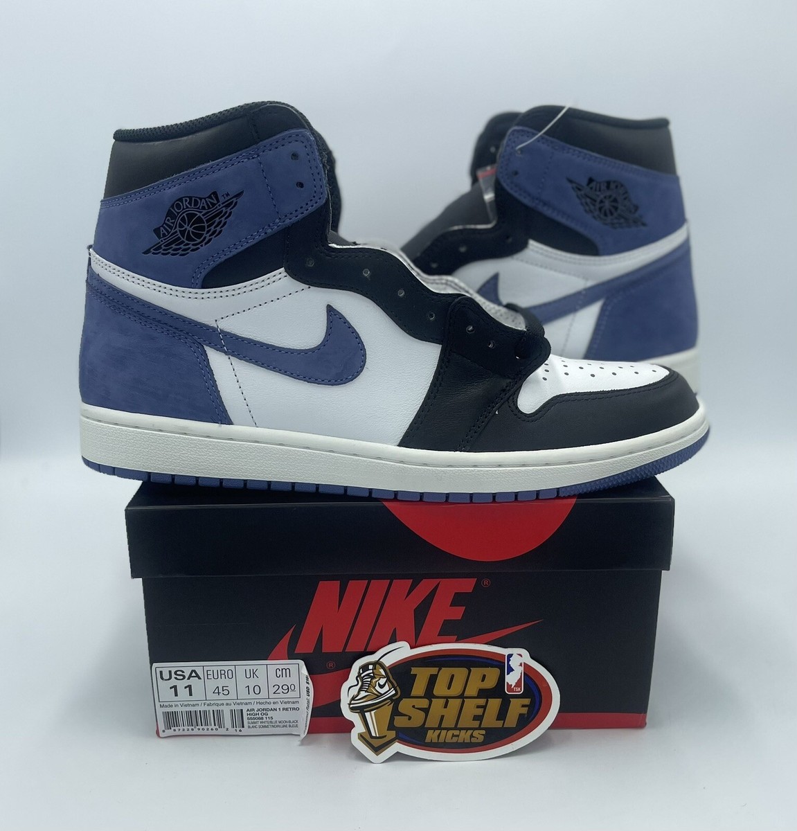 Brand New Nike Air Jordan Retro 1 Blue Moon 2018 Size 11 Brand New Nike Air Jordan Retro 1 Blue Moon 2018 Size 11