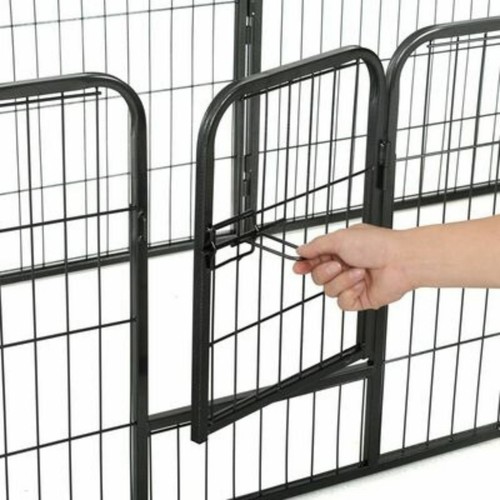 Pet Dog Playpen 12 Panel Safety Fence Puppy Exercise Enclosure Yard Cage Kennel - Picture 8 of 10