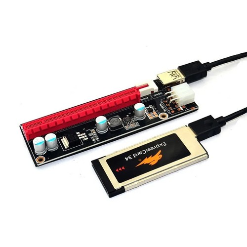 Expresscard Express New Card 34mm to PCI-E Riser For Laptop External GPU Card - 第 3/15 張圖片