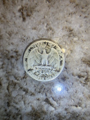 #2 Quarter Dollar 95% Silver Muy Remiso Artículo, Con Numero De Fecha Sentada . - Picture 2 of 2