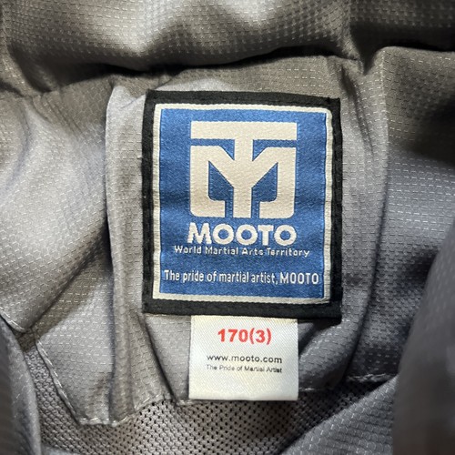 MOOTO Jacket Adult Size Large (3) Black Full Zip Martial Artist Spirit Taekwondo - Picture 8 of 13