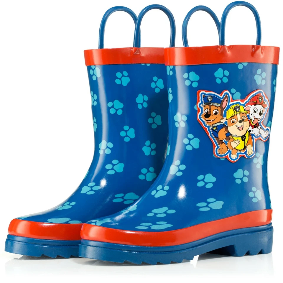 Nickelodeon Kids Boys' Paw Patrol Character Printed Waterproof Rubber Rainboots - Image 2 of 4