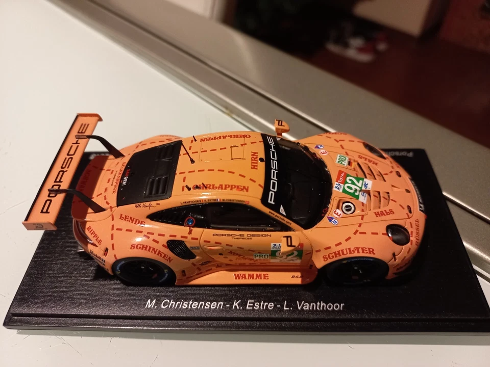PORSCHE 911 RSR #92 Winner LMGTE Pro Class LM2018 - Spark 1/43 Ref. S7033 - Immagine 3 di 4