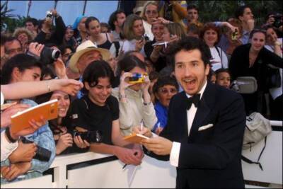 Edouard Baer 2001 at Cannes Historic Movie Film Star Old Photo