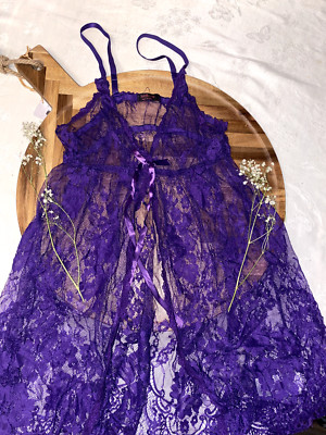 purple lingerie set