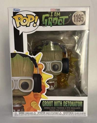 FUNKO POP! Vinyl: Marvel - Groot With Detonator #1195