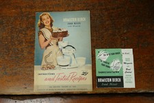 Vintage 1948 Hamilton Beach Model G Mixer Instructions And Tested Recipes Book