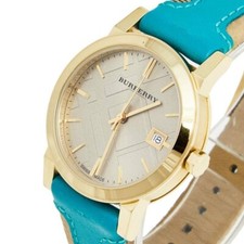 Montre Femme Authentique BURBERRY MADE SUISSE Plaqué or avec Date 339,00€
