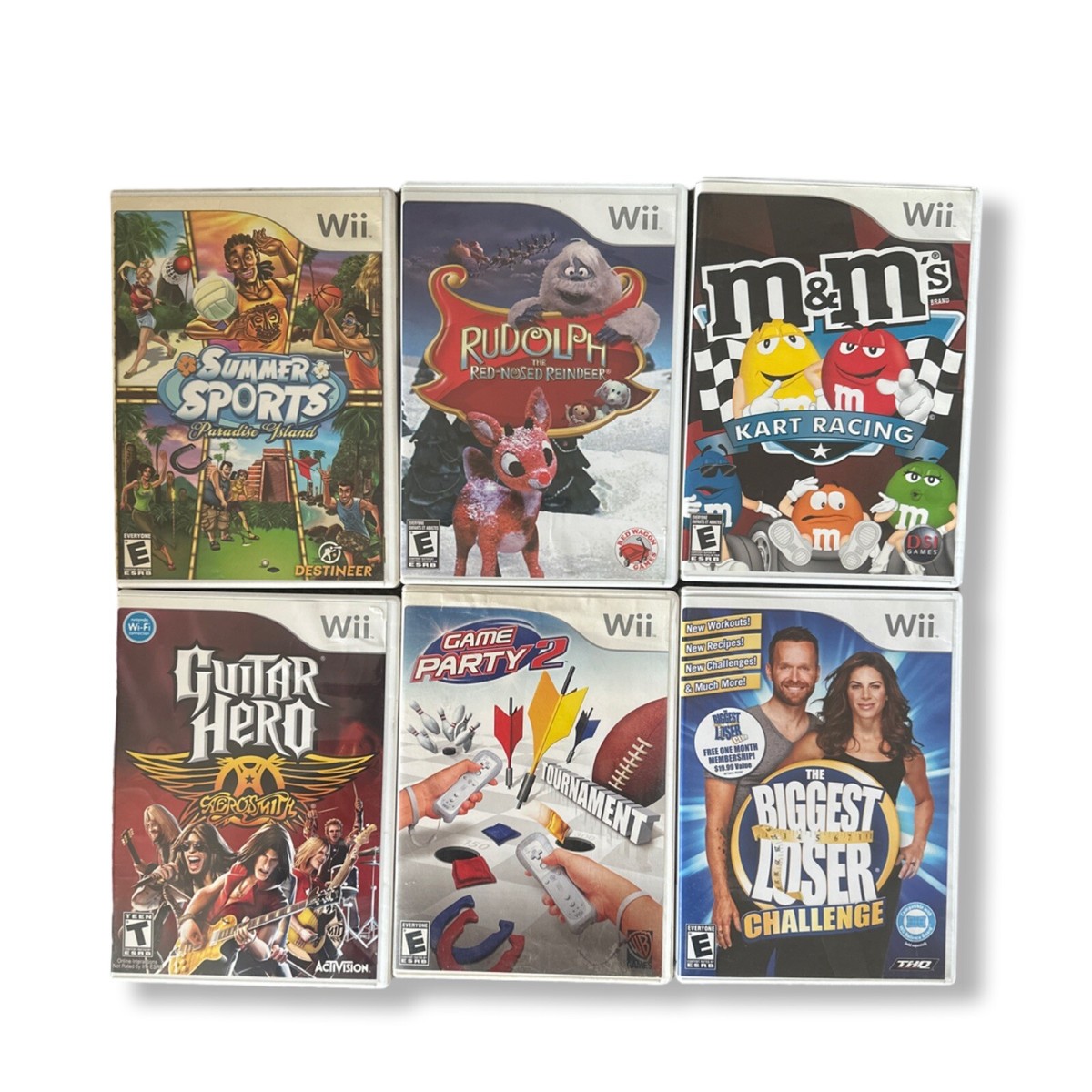 Nintendo Wii Games Bundle Choice of 6 Guitar hero | eBay