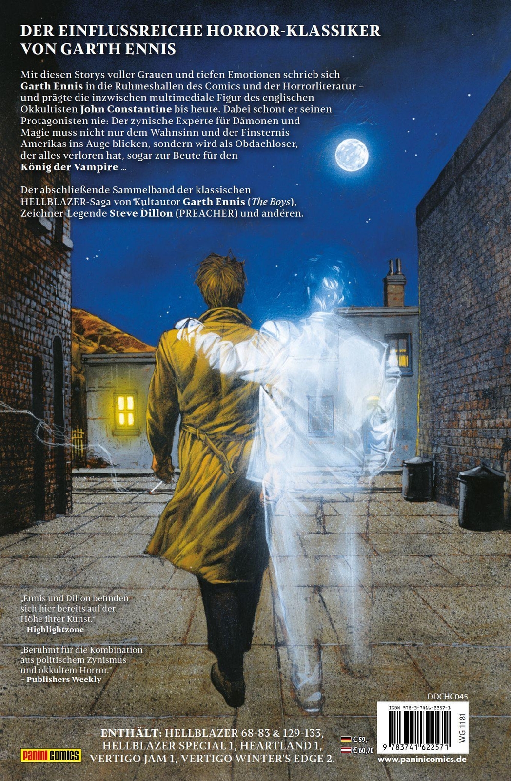 Thumbnail - Hellblazer Von Garth Ennis | Bd. 2 (von 2) | Garth Ennis (u. A.) |