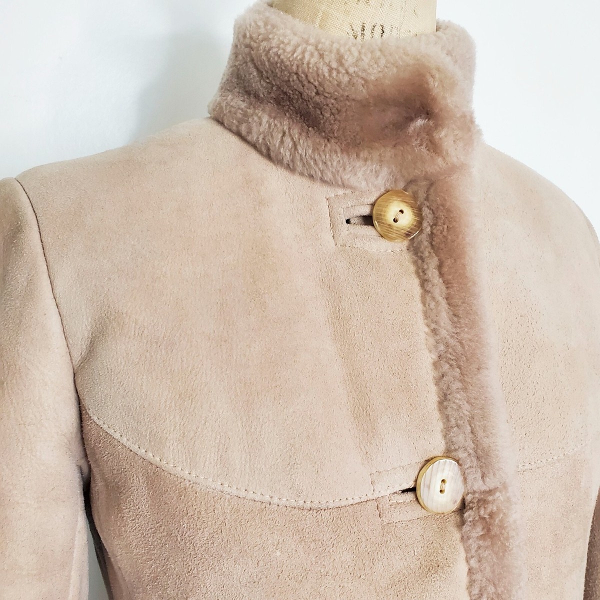 Vintage Sawyer Of Napa California Luxury Shearling Coat Sz 4 Vintage Sawyer Of Napa California Luxury Shearling Coat Sz 4