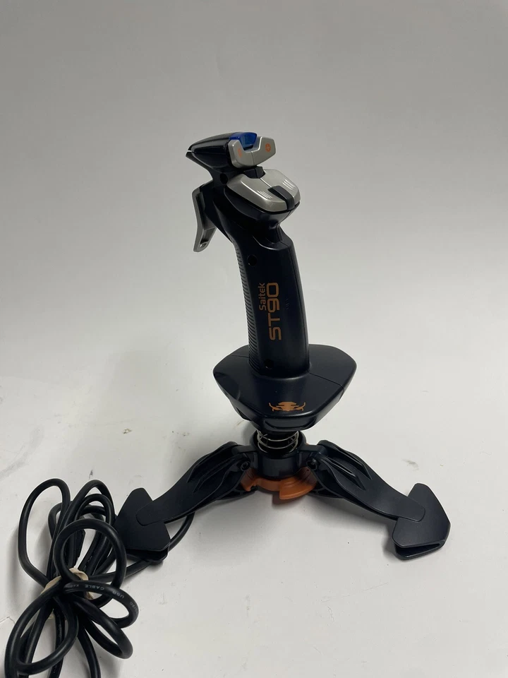 Saitek ST90 USB Joystick For PC Fast Actio Trigger 2 Fire Buttons - Image 2 of 3