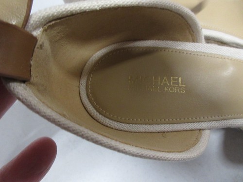 Michael Kors Kendrick Wedge Cream Women's US size 10 NEW WITHOUT original BOX - Picture 7 of 10