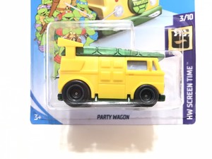 Hot Wheels Teenage Mutant Ninja Turtles Party Wagon w/Real ...