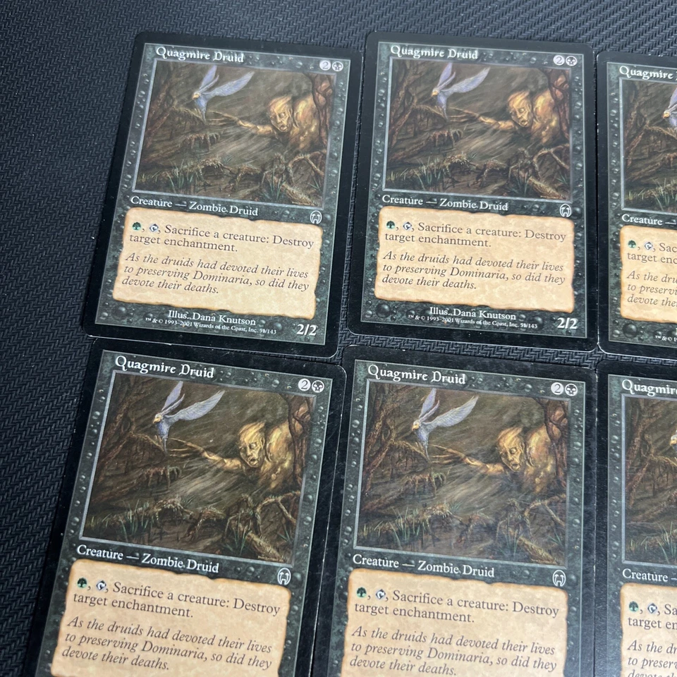 Quagmire Druid MTG Apocalypse Magic the Gathering Black Playset 9 - Image 4 of 4