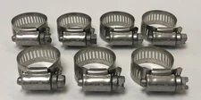 IDEAL TRIDON 1 1/4" STAINLESS STEEL WORM DRIVE CLAMP SIZE 12 (LOT OF 7)