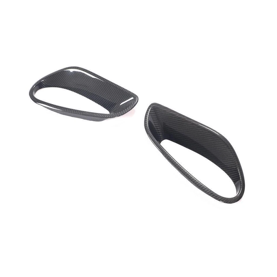 Cubierta de ventilación de guardabarros de aire lateral 100 % carbono real apta para Porsche 911 991 Turbo S 14-16 Foto 3 de 4