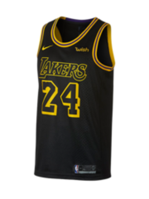 Nike Los Angeles Lakers Kobe Bryant #24 City Edition ...