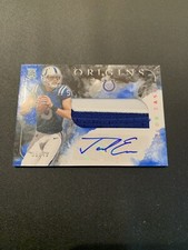 2020 Panini Origins #111 Jacob Eason RC RPA Rookie 2 CLR Patch Autographed 36/49