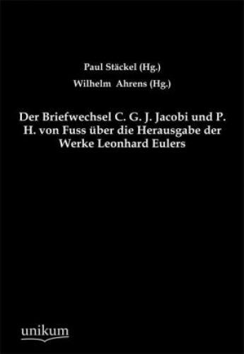 Thumbnail - Der Briefwechsel C. G. J. Jacobi Und P. H. Von Fuss Über Die
