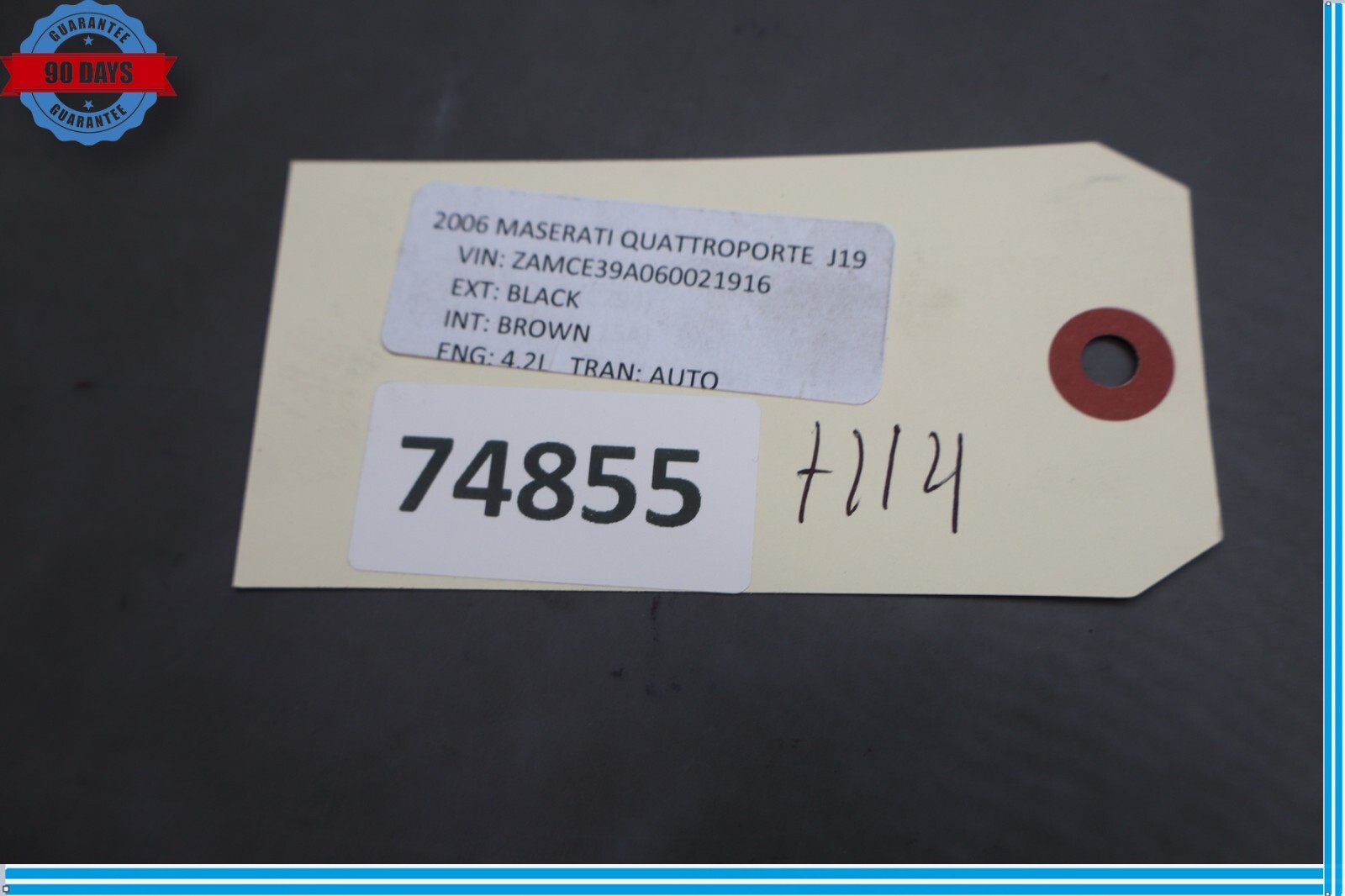 05-08 Maserati Quattroporte M139 Front Right Lower Seat Trim Cover 40808405 Oem