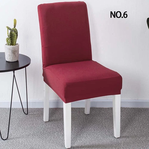 Universal Chair Cover Spandex Strech Dinner Solid Chair Wedding Party Seat Cover - Picture 8 of 40