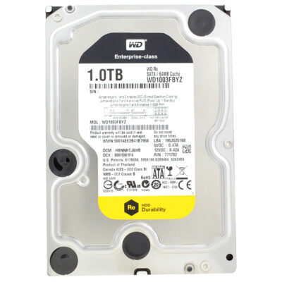 Aazon.co: Western Digital RE WD1003FBYZ 1TB 7200RP 64B caché SATA 6