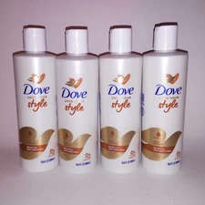 Set of 4 Dove Conditioner Style Silky Smooth Protective Deep Condition Vegan Ker