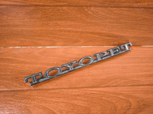 Toyota Toyopet Corona Markii 1968-04 Rear Trunk Vintage Emblem badge Logo OEM - Picture 14 of 17