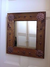 Miroir mural fait main et artisanal cadre décoratif 1