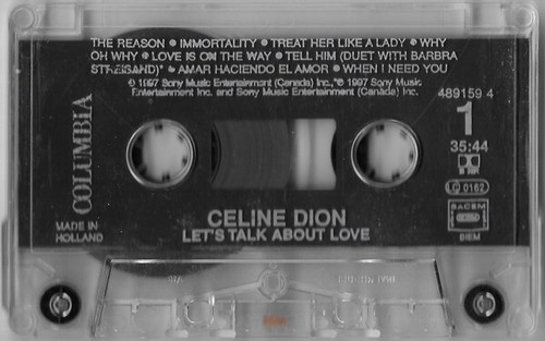 Céline Dion – Let's Talk About Love, Original Cassette, Europe Version - Picture 3 of 5