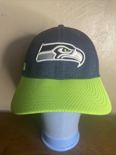 Gorra ajustada flexible Seattle Seahawks New Era 39thirty M-L nunca usada/sin etiquetas - Imagen 2 de 7