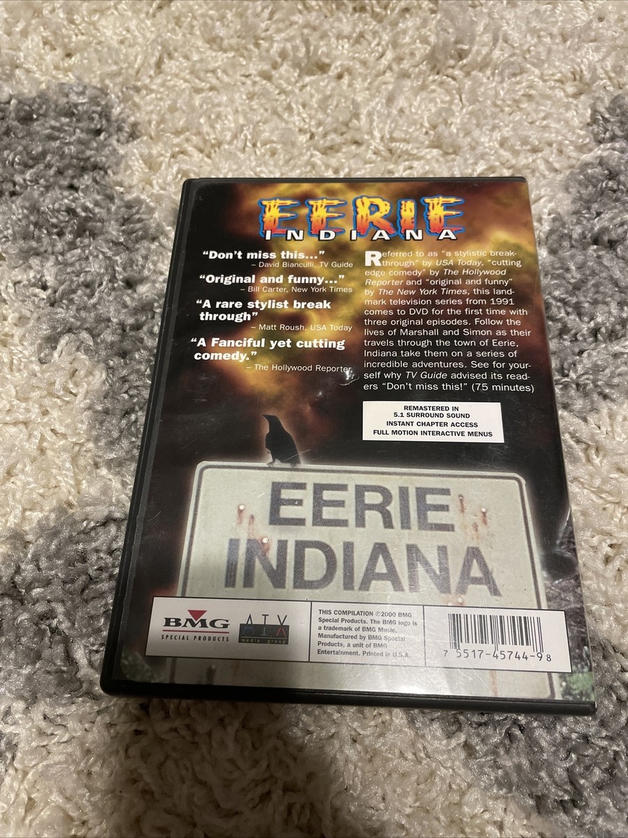 Eerie Indiana (DVD) tv show 3 Episodes classic 90s kids