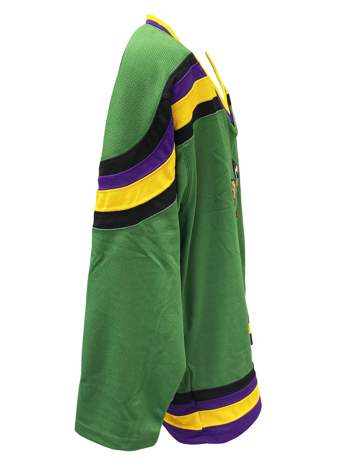 Mighty Ducks Logo Hockey Jersey  Embroidered Costume Mighty Ice No Back Movie
