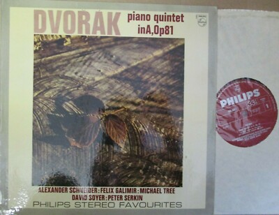SGL 5863 Dvorak Piano Quintet in A / Schneider / Galimir / Tree / Soyer