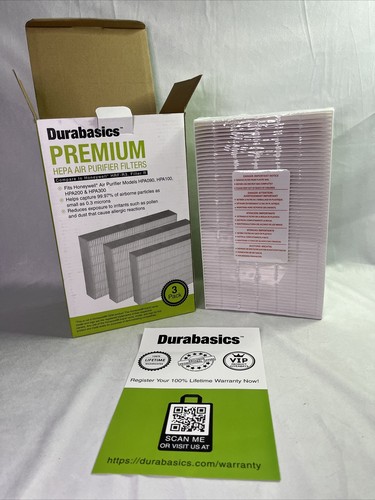 3 Pack Durabasics Premium Hepa Air Purifier Filters HPA300 HPA090 HPA100/200 G - Picture 3 of 6