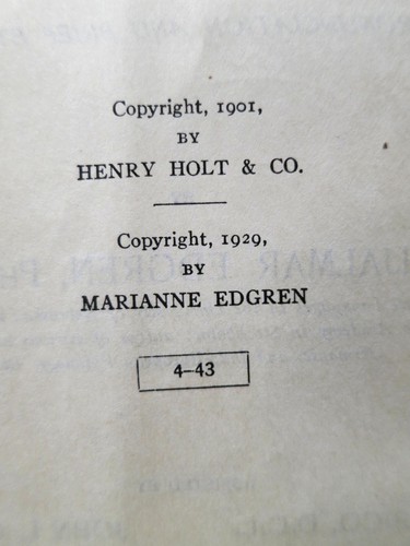 Edgren's Italian/English & Eng/Ital. Dictionary, 1929, Henry Holt - 第 5/9 張圖片