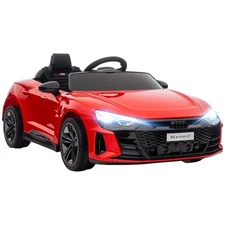 Licensed Audi 12V Electric Ride on Car with Remote Control, Horn Honking, Red