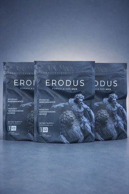 ERODUS Formula for Men - Boost Testo Levels + Energy/Stamina 3PACK AUTHENTIC!!